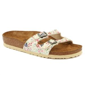 Birkenstock Birko Flor IBIZA Meadow Flowers Beige Women 8/8.5 EU39